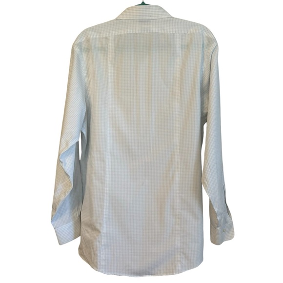 Brooks Brothers Regent Blue White Checkered Button Down Men's Shirt 16.5 - Picture 3 of 5